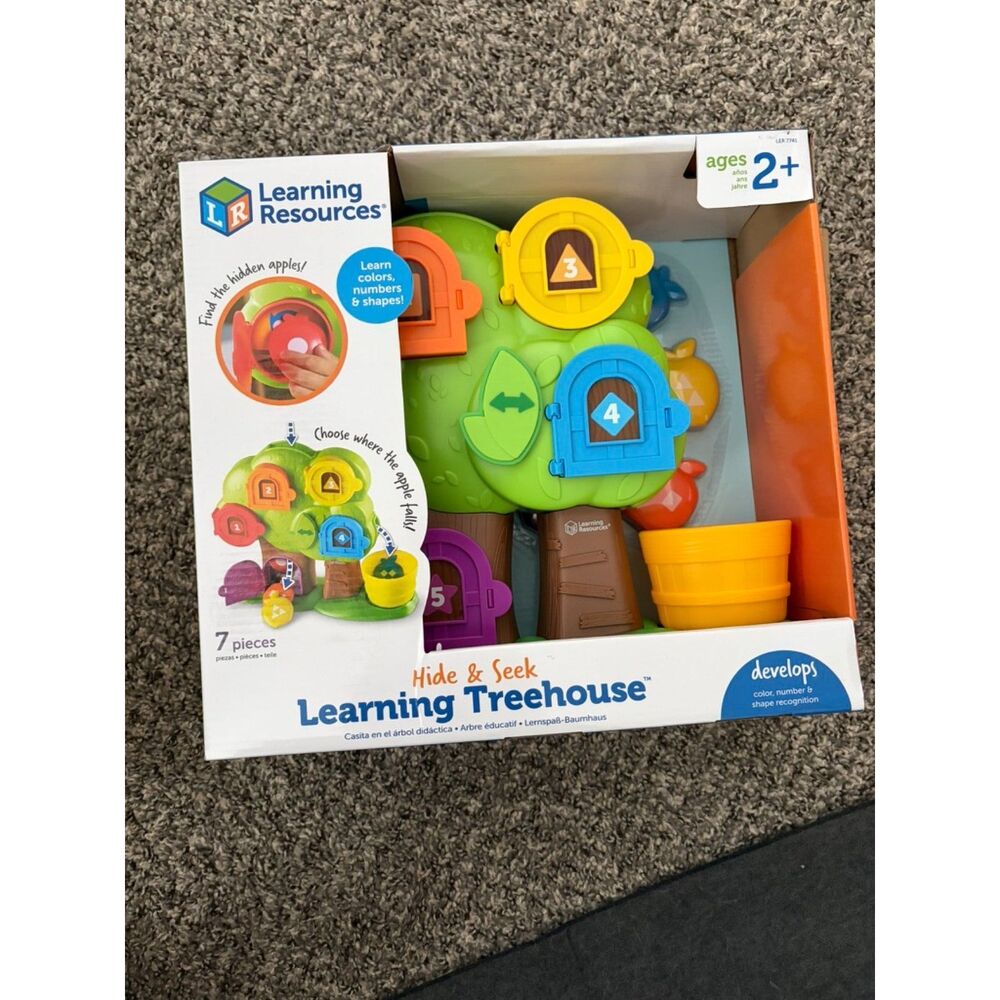 Learning resources; Hide and seek learning treehouse 2+